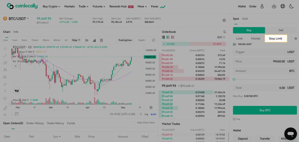 How to Place One on Coinlocally (Example)